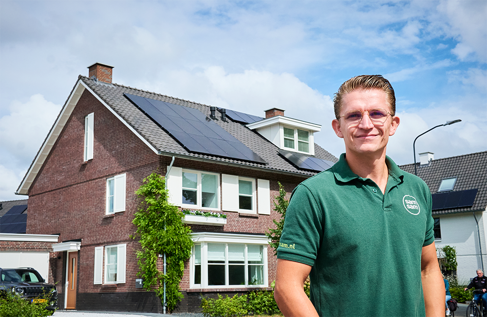 Zonnepanelen SamSam installatie