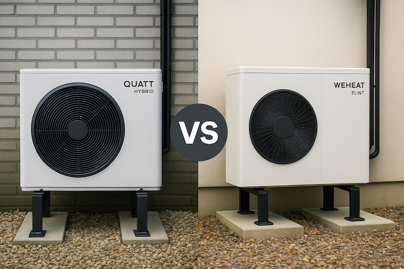 quatt hybrid vs weheat flint